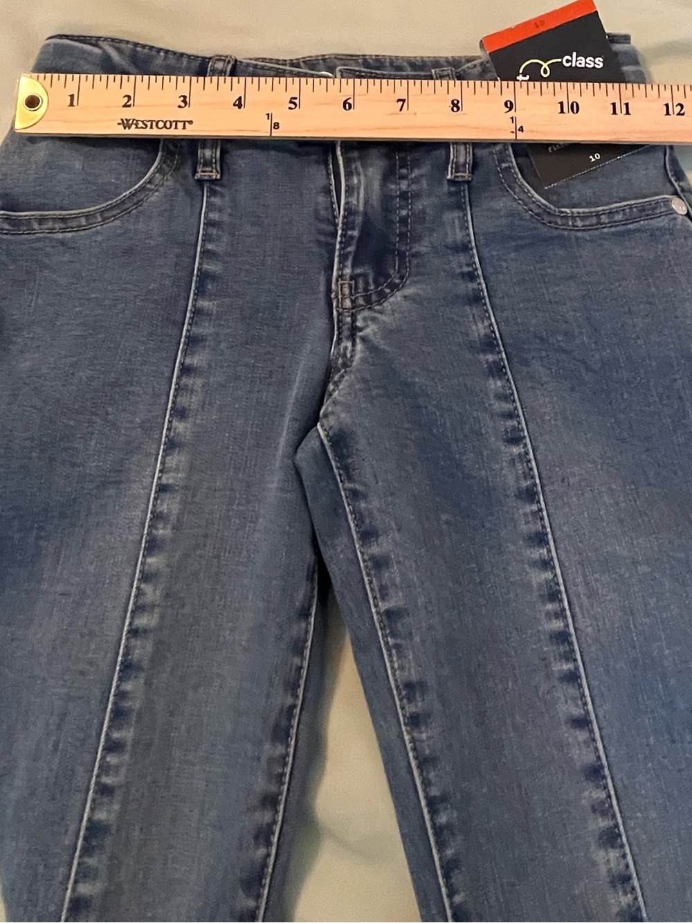 Art Class Girls Flare Jeans Size 10 Y2K Stretch Denim Trendy - Picture 7 of 9